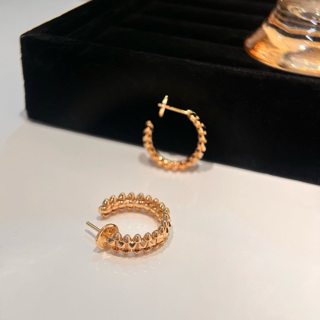 ¡®Lumi¡¯CLASH SMALL HOOP EARRINGS