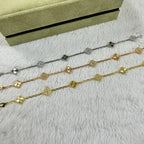 [¡®Lumi¡¯]CLOVER 6 MOTIF DIAMOND LASER BRACELET