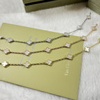 [¡®Lumi¡¯]CLOVER 6 MOTIF WHITE MOP BRACELET