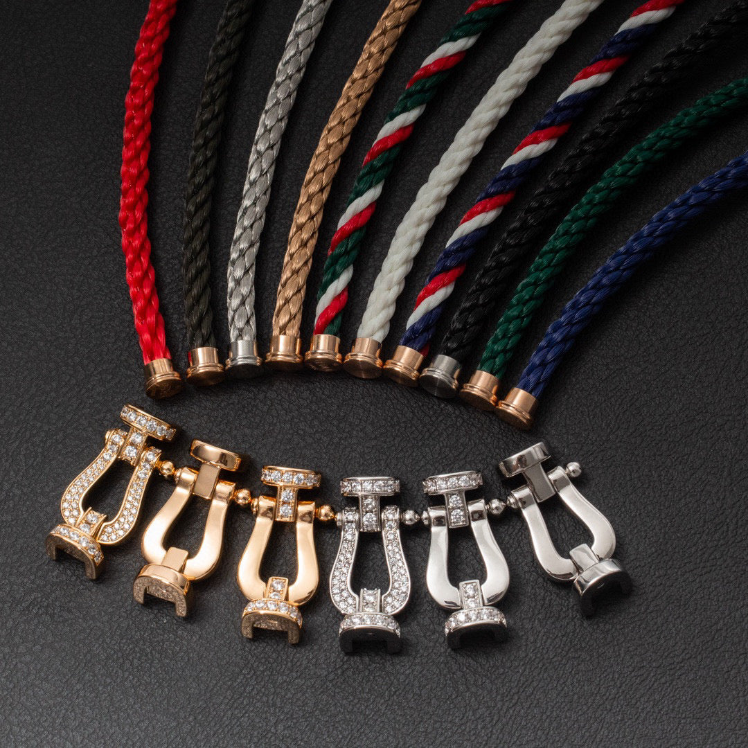 ¡®Lumi¡¯FORCE LARGE HORSESHOE NO DIAMOND BRACELET SILVER