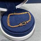¡®Lumi¡¯FORCE SMALL HORSESHOE  DIAMOND CHAIN ROPE BRACELET