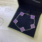 [Lumi]New  CLOVER 5 MOTIF VIOLET BRACELET COLLECTION