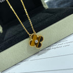 ¡®Lumi¡¯CLOVER 15MM DIAMOND AND YELLOW TIGER'S EYE AGATE necklace