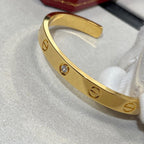 ¡®Lumi¡¯LOVE BRACELET 6.1MM 1 DIAMOND OPEN CUFF