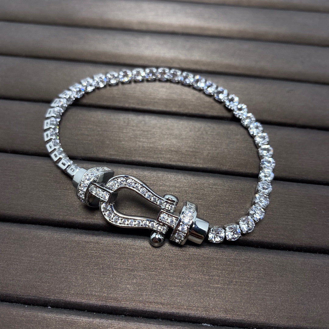 ¡®Lumi¡¯FORCE  HORSESHOE  DIAMOND TENNIS BRACELET