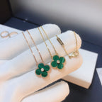 ¡®Lumi¡¯CLOVER 15MM DIAMOND TURQUOISE NECKLACE