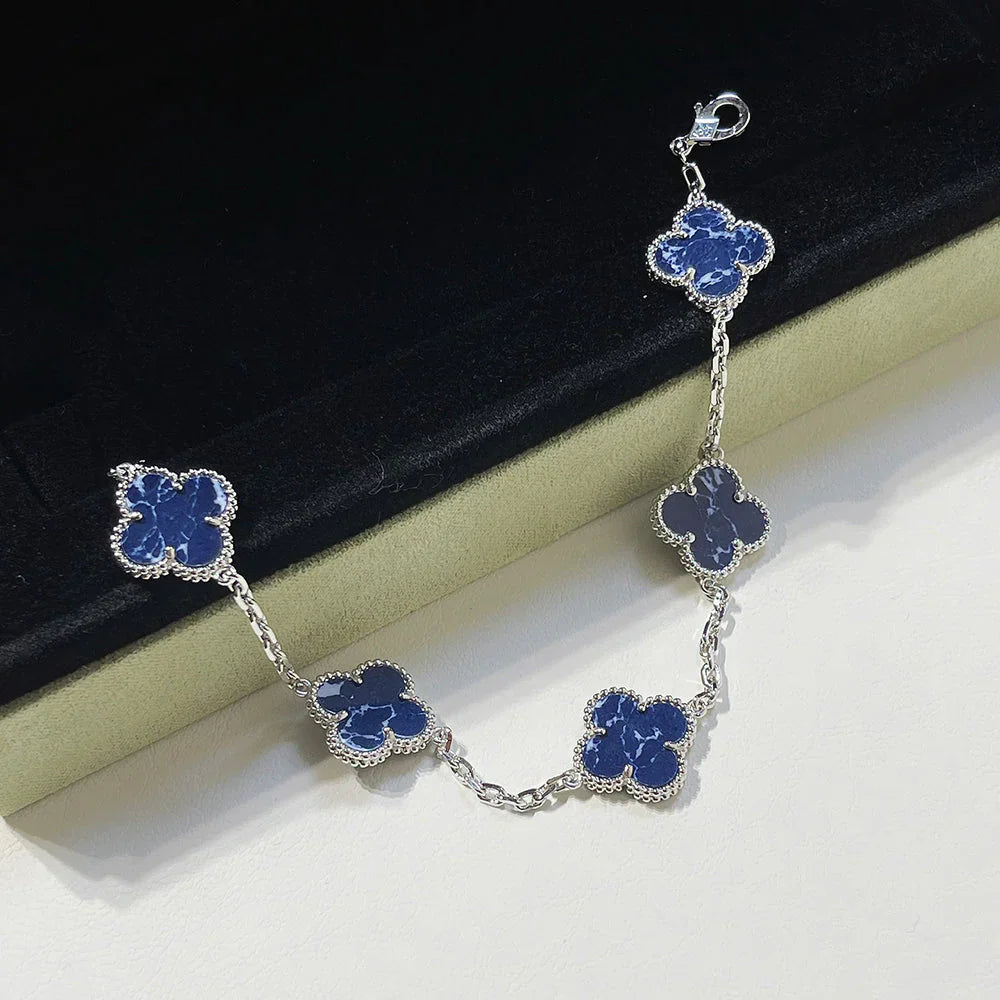 [Lumi]New CLOVER 5 MOTIF PIETERSITE BRACELET COLLECTION