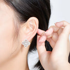 ¡®Lumi¡¯LOOP EARRINGS FULL MOTIF DIAMOND 16MM