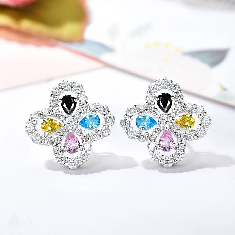 ¡®Lumi¡¯LOOP EARRINGS FULL MOTIF DIAMOND 16MM