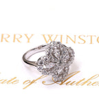 ¡®Lumi¡¯LOOP RING FULL MOTIF DIAMOND 16MM SILVE