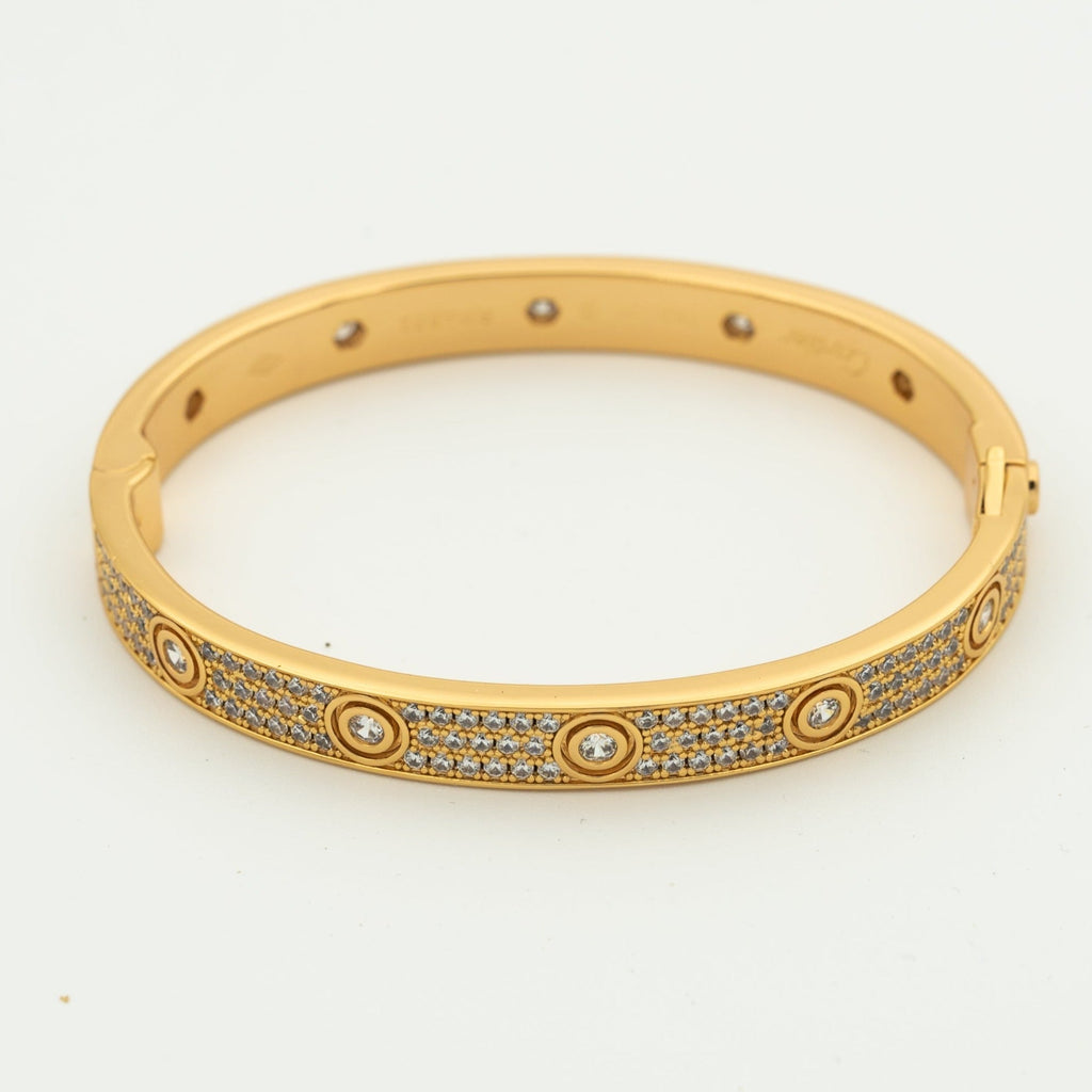 ¡®Lumi¡¯LOVE BRACELET 6.1MM DIAMOND-PAVED 10 BIG DIAMONDS