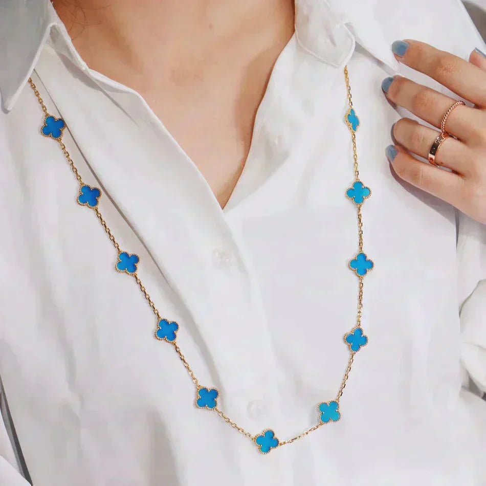 ¡®Lumi¡¯CLOVER 20 MOTIFS TURQUOISE GOLD