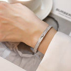 ¡®Lumi¡¯KELLY BRACELET DIAMOND PAVED