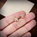 ¡®Lumi¡¯JEUX DE GOLD DIAMOND EARRINGS