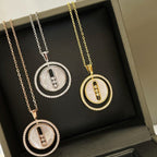 [Imperial] MOVE MM NACRE BLANCHE DIAMOND NECKLACE