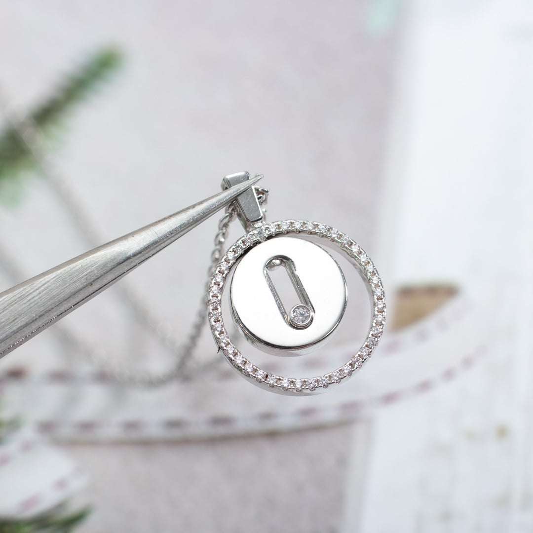 [Imperial] MOVE PM NECKLACE SILVER DIAMOND
