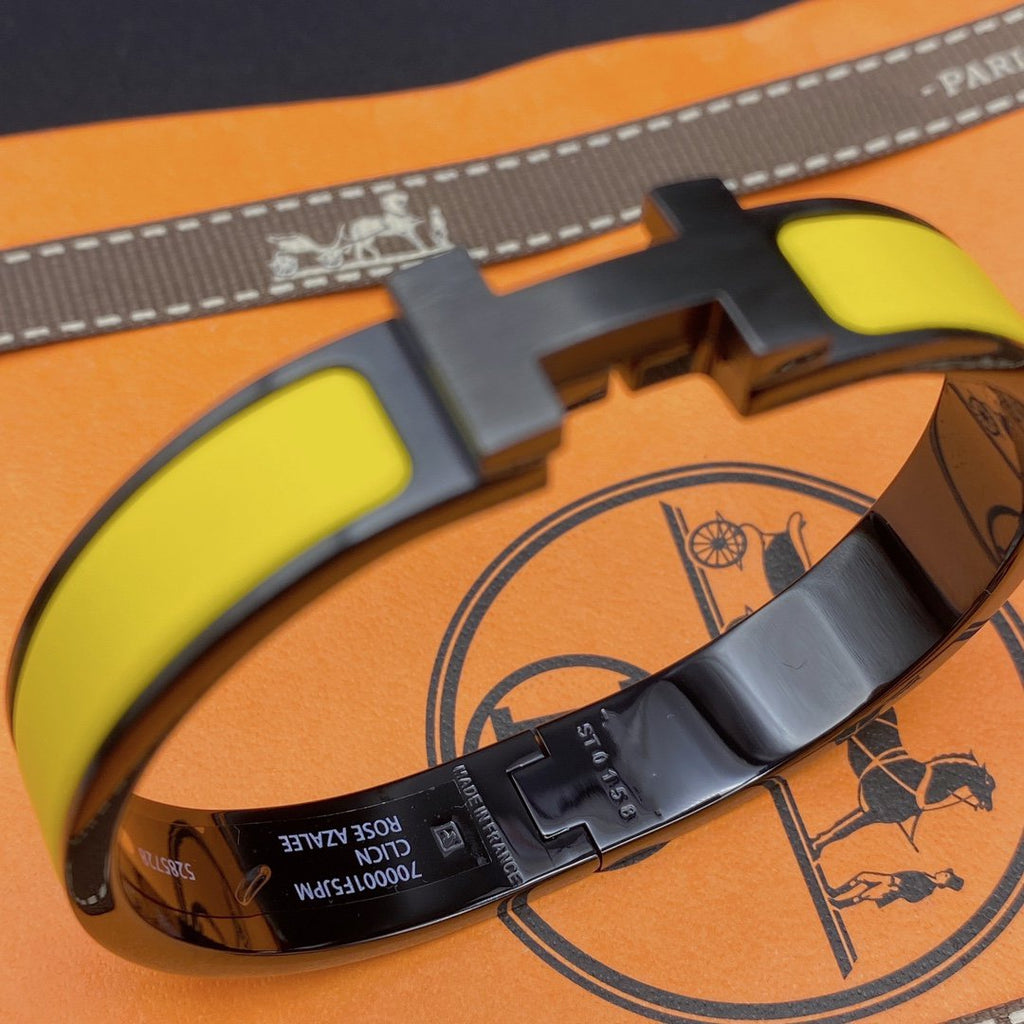 ¡®Lumi¡¯CLIC HM SO BLACK YELLOW BRACELET
