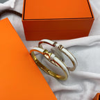 ¡®Lumi¡¯CLASSIC HM CLIC WHITE 8MM ENAMEL BRACELET
