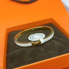 ¡®Lumi¡¯CLASSIC HM CLIC WHITE 8MM ENAMEL BRACELET