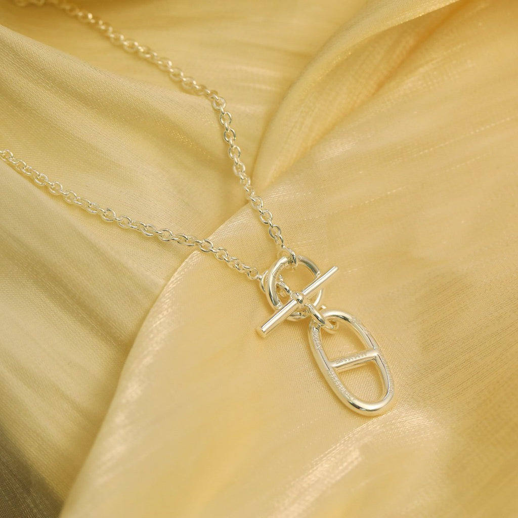¡®Lumi¡¯HM CHAINE D'ANCRE PENDANT NECKLACE STERLING SILVER
