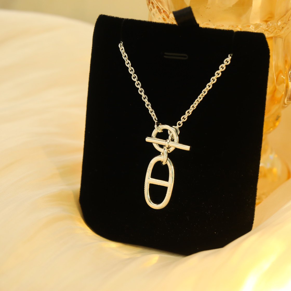 ¡®Lumi¡¯HM CHAINE D'ANCRE PENDANT NECKLACE STERLING SILVER