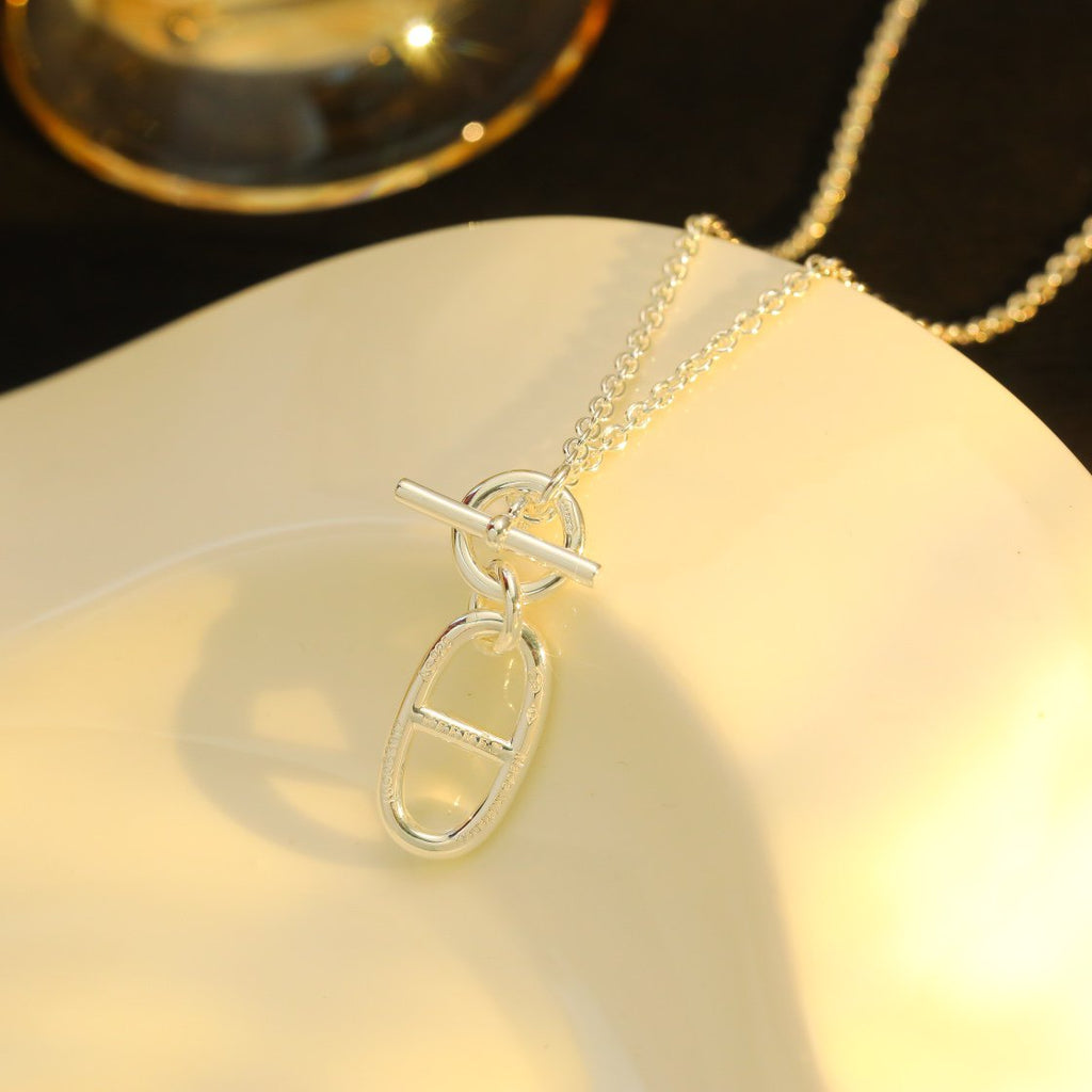 ¡®Lumi¡¯HM CHAINE D'ANCRE PENDANT NECKLACE STERLING SILVER