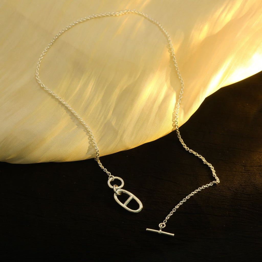 ¡®Lumi¡¯HM CHAINE D'ANCRE PENDANT NECKLACE STERLING SILVER