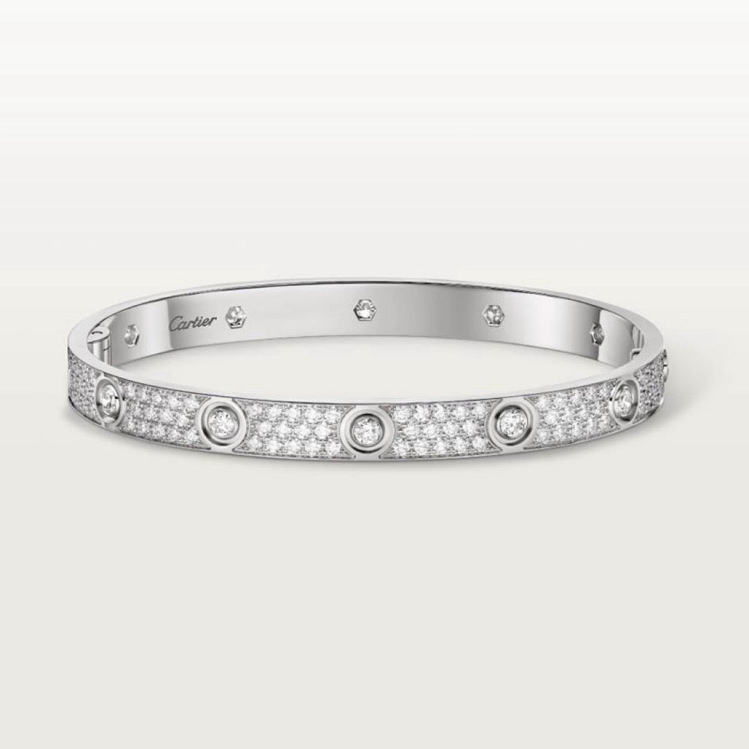 ¡®Imperial¡¯LOVE BRACELET 6.1MM DIAMOND-PAVED 10 BIG DIAMONDS