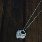 ¡®Lumi¡¯AMULETTE SILVER FULL DIAMOND NECKLACE