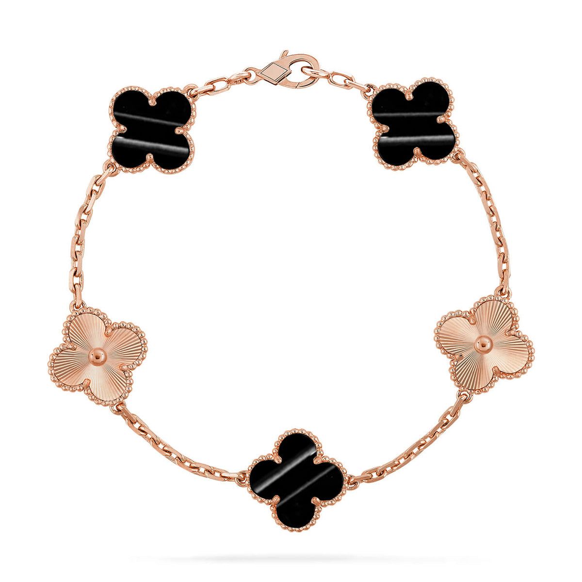 [Lumi jewelry] CLOVER 5 MOTIF PULSAR STONE BRACELET COLLECTION