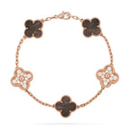 [Lumi]New  CLOVER 5 MOTIF GRAY MOP BRACELET COLLECTION