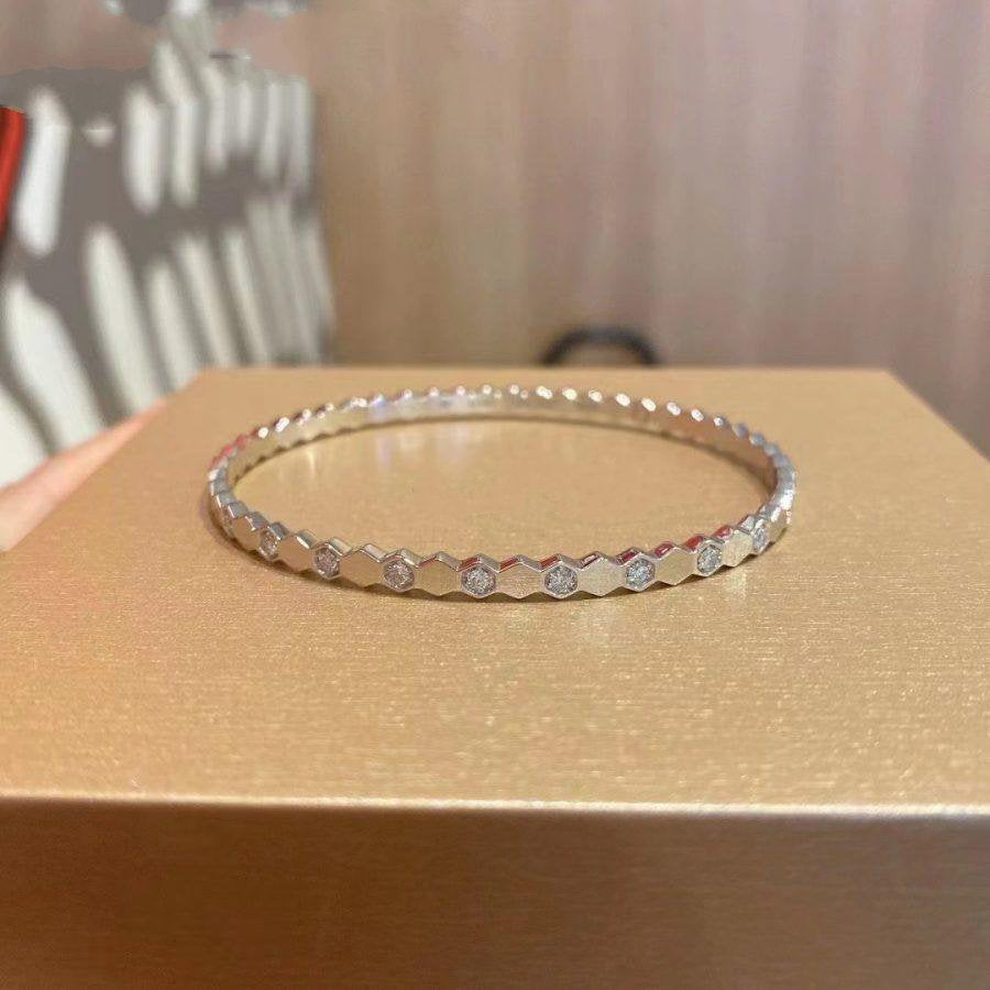 ¡®Lumi¡¯BEE LOVE SILVER DIAMOND BRACELET