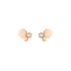 ¡®Lumi¡¯BEE LOVE PINK GOLD DIAMOND EARRINGS