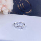 ¡®Lumi¡¯BEE LOVE RING SILVER 1 DIAMOND