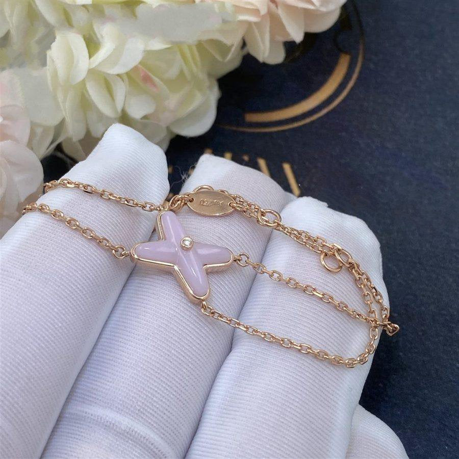 ¡®Lumi¡¯JEUX BRACELET PINK MOP PINK GOLD 1 DIAMOND