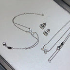 ¡®Lumi¡¯JEUX BRACELET WHITE MOP SILVER 1 DIAMOND