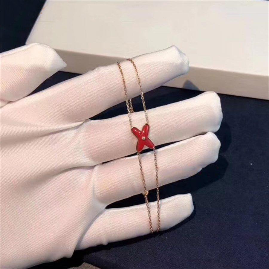 ¡®Lumi¡¯JEUX BRACELET CARNELIAN PINK GOLD 1 DIAMOND