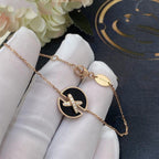 ¡®Lumi¡¯JEUX DE BRACELET ONYX PINK GOLD DIAMOND