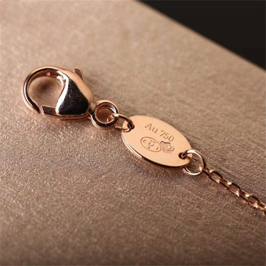¡®Lumi¡¯Hollow Design Four-Leaf Clover Flower Shape Ring