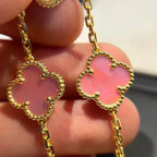 [Lumi]New  CLOVER 5 MOTIFS  PINK MOP BRACELET COLLECTION
