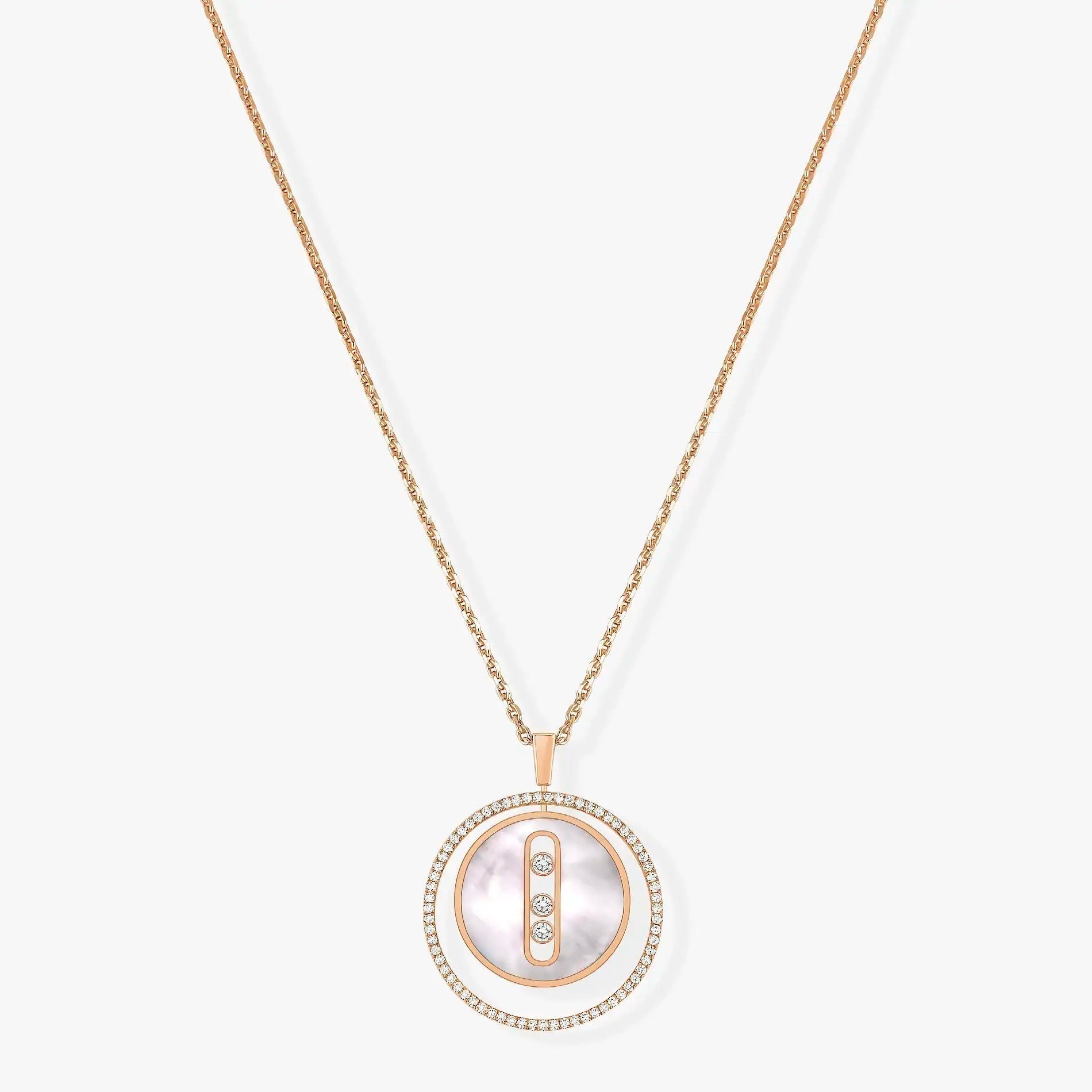 [Imperial] MOVE MM NACRE BLANCHE DIAMOND NECKLACE