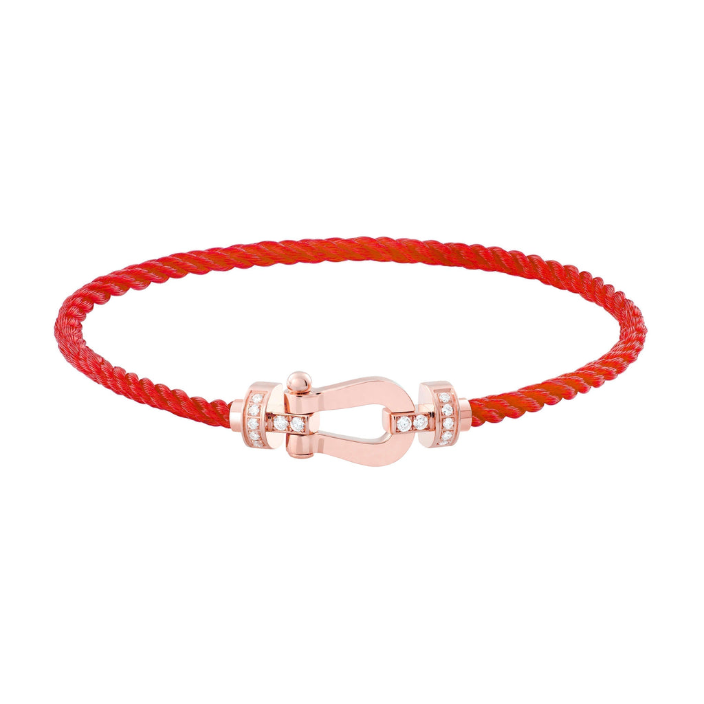 ¡®Lumi¡¯FORCE 10 HALF DIAMOND PINK GOLD RED CORDERI LARGE AND MEDIUM MODEL