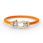 ¡®Lumi¡¯FORCE LARGE HORSESHOE FULL DIAMOND BRACELET GOLD