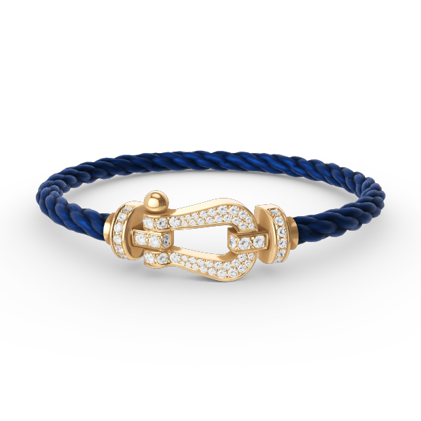 ¡®Lumi¡¯FORCE LARGE HORSESHOE FULL DIAMOND BRACELET GOLD