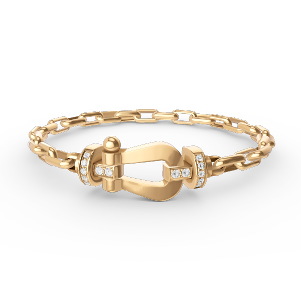¡®Lumi¡¯FORCE LARGE HORSESHOE CLASP  METAL BRACELET