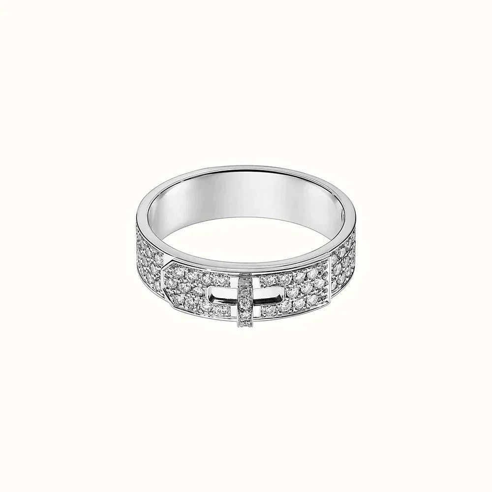¡®Lumi¡¯KELLY SILVER DIAMOND RING