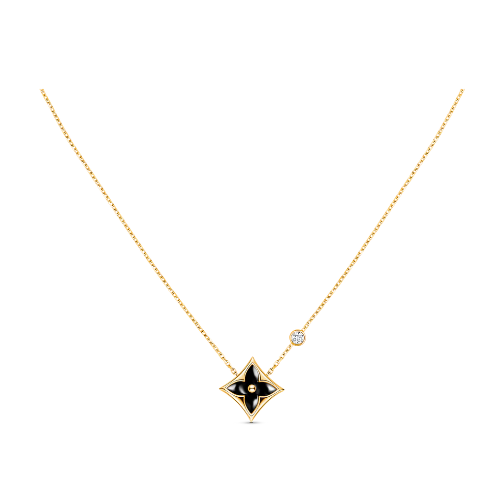 ¡®Lumi¡¯STAR BLACK MOP NECKLACE