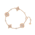 ¡®Lumi¡¯STAR AND SUN 4 MOTIFS GOLD DIAMONDS BRACELET