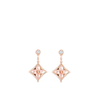 ¡®Lumi¡¯DOUBLE STAR PINK GOLD MOP DROP EARRINGS