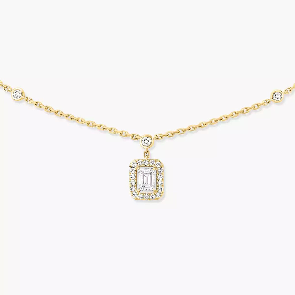 [Imperial] My Twin Diamond Necklace in Silver